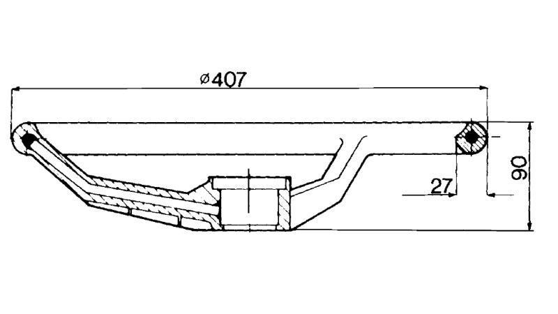 VOLANT PRŮMĚR 400 - h 90