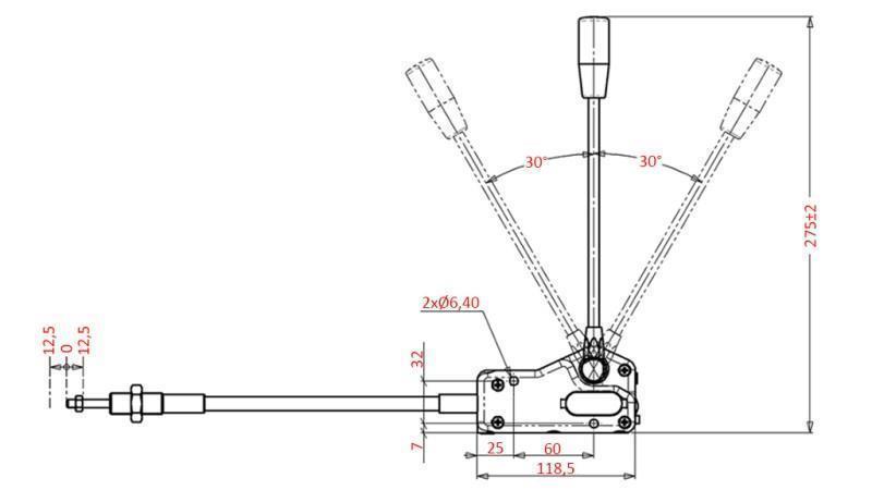 JOYSTICK 1 POZICE PRO VIDLICOVÝ ZVEDÁK