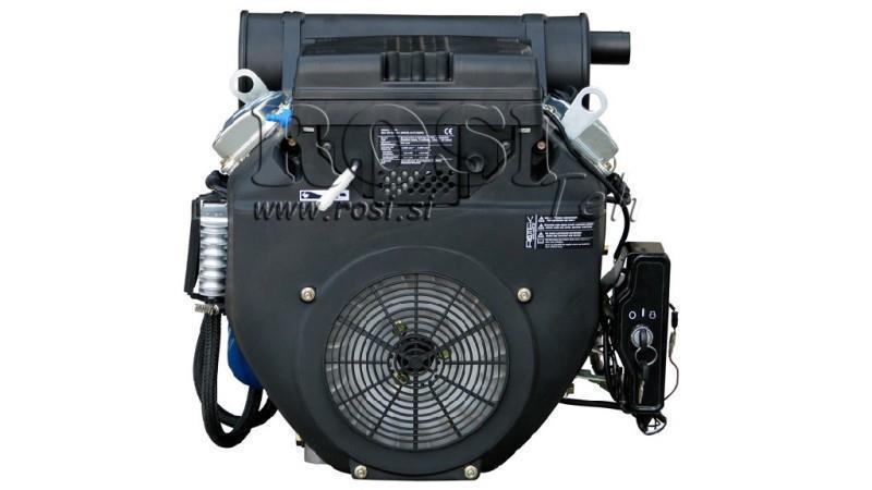 benzinový motor 614cc-14.9kW-3,600 RPM-E-KW25.4x72-elektrický start