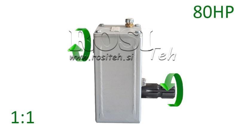 TRACTOR REDUCER - INVERSION 1:1 (80HP-60kW) FEMALE-MALE