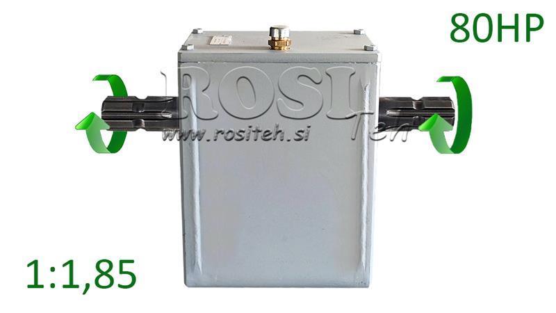 REDUKTOR TRAKTORU - 1:1.85 (80HP-60kW) MUŽ-MUŽ