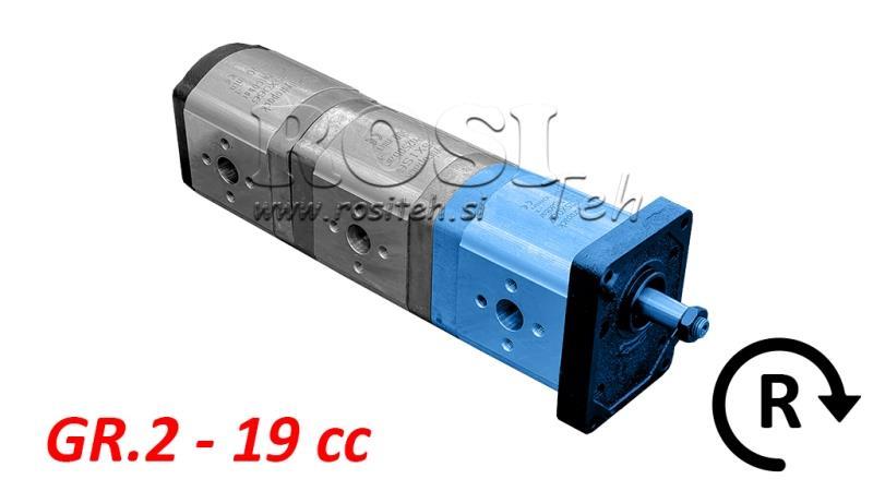 HIDRAVLIČNA ČRPALKA 20C19X067 FRONT GR.2 19 CC DESNA