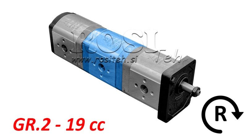 HYDRAULICKÉ ČERPADLO 20C19X156 STŘEDNÍ GR.2 19 CC PRAVÉ