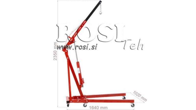 LIFTING ARM ON WHEELS 2 Tons