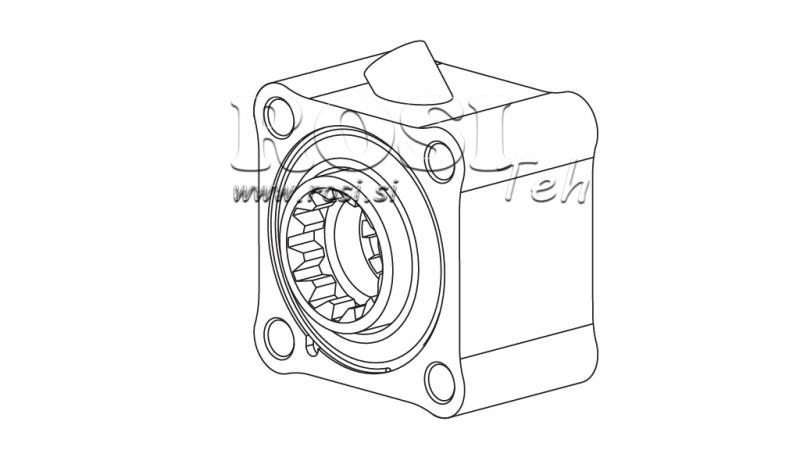 HYDRAULIC PUMP DRIVE - ZF1 ALUMINIUM