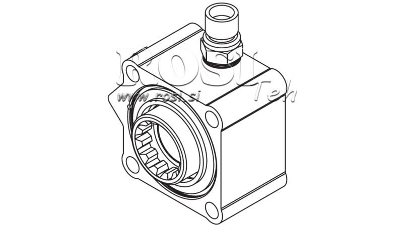 HYDRAULIC PUMP DRIVE - ZF ALUMINIUM WITH SWITCH