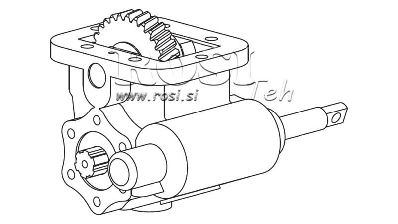 HYDRAULICKÝ PUMPOVÝ POHON - ZF- MB 800 STRANA