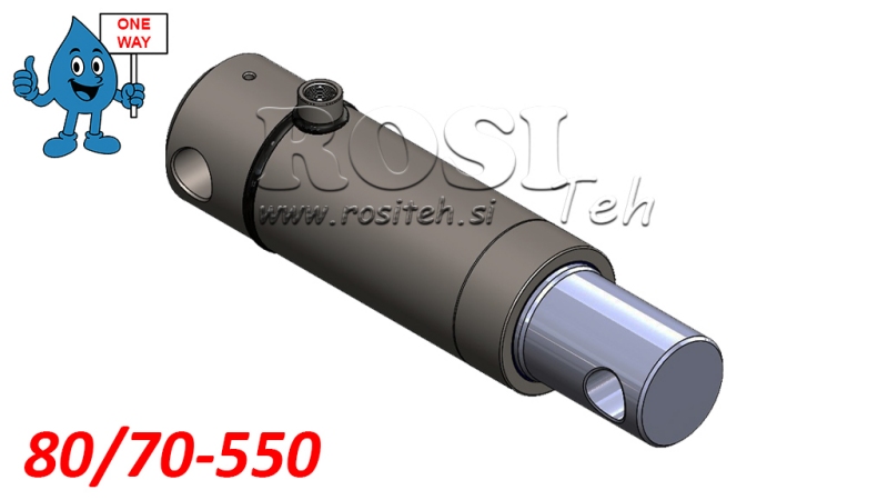 HYDRAULICKÝ CYLINDR MONO 80/70-550