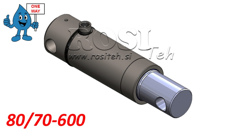 HYDRAULICKÝ CYLINDR MONO 80/70-600