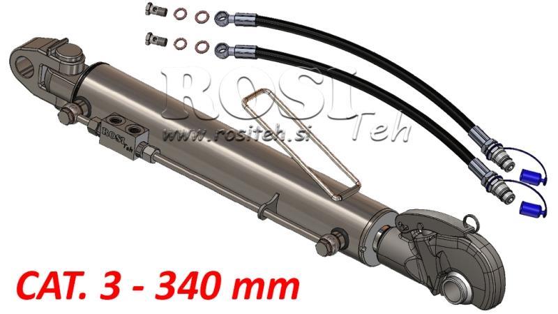 HYDRAULICKÝ TŘETÍ BOD - SPECIÁLNÍ - CAT. 3 - 80/40-340 (90-210 HP) (32,2 mm)