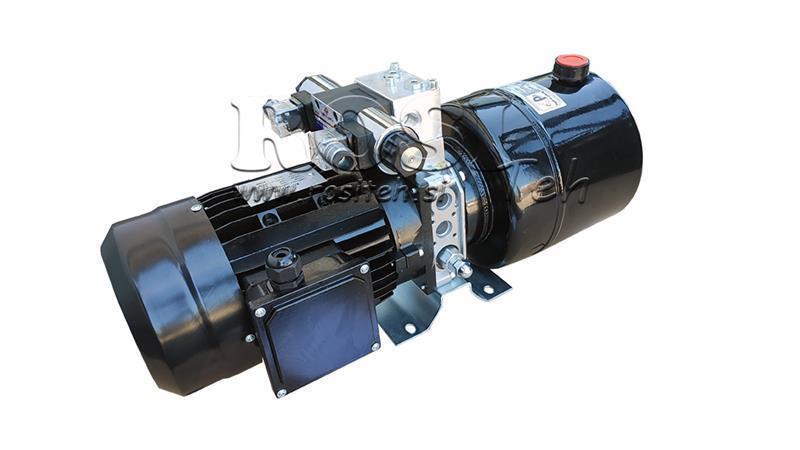 MINI HYDRAULICKÝ AGREGÁT 230V AC (1.5 kW) 110 bar - 5.8 cc - 8.2 lit/min - nádrž 6 lit