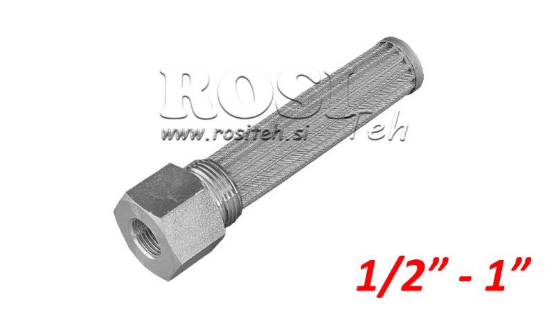 HYDRAULIC PIPE FILTER 250u 1/2 - 1