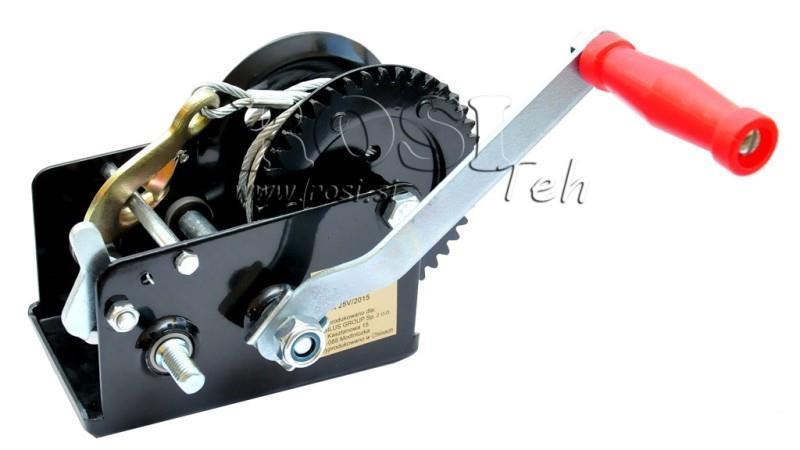 MANUAL WINCH DWK 25 V - 1133 kg - ROPE