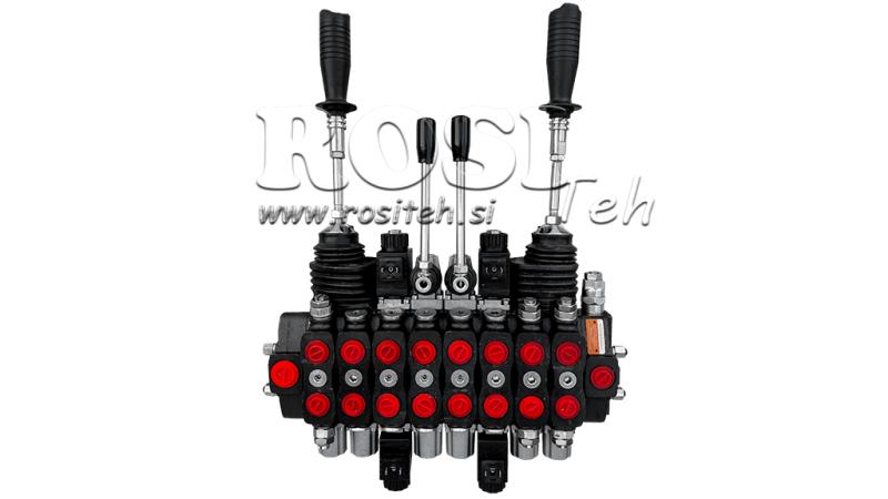 HYDRAULICKÝ VENTIL HIAB 8xPC70 2x JOYSTICK - ELEKTRICKÉ OVLÁDÁNÍ 12V