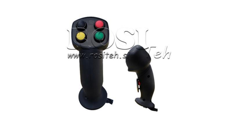 DÁLKOVÉ OVLÁDÁNÍ RUKOJEŤ ROSI JOYSTICK - 4 TLAČÍTKA