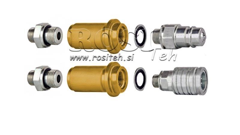 QUICK COUPLING HANDLE MARKING M22-1/2 YELLOW