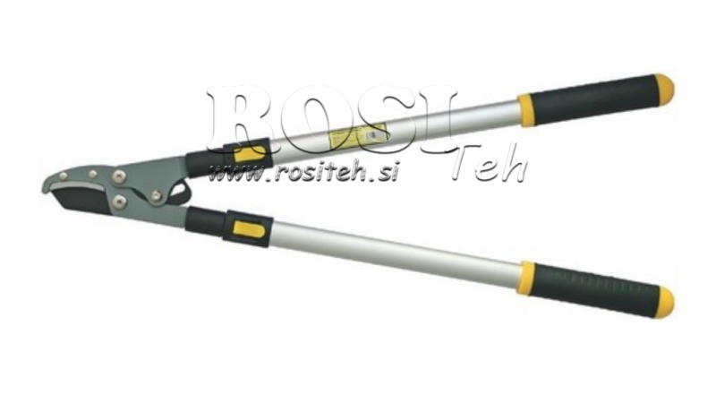 OVOCNÉ NŮŽKY S HLINÍKOVOU TELESKOPICKOU RUKOJETÍ 750-970 mm