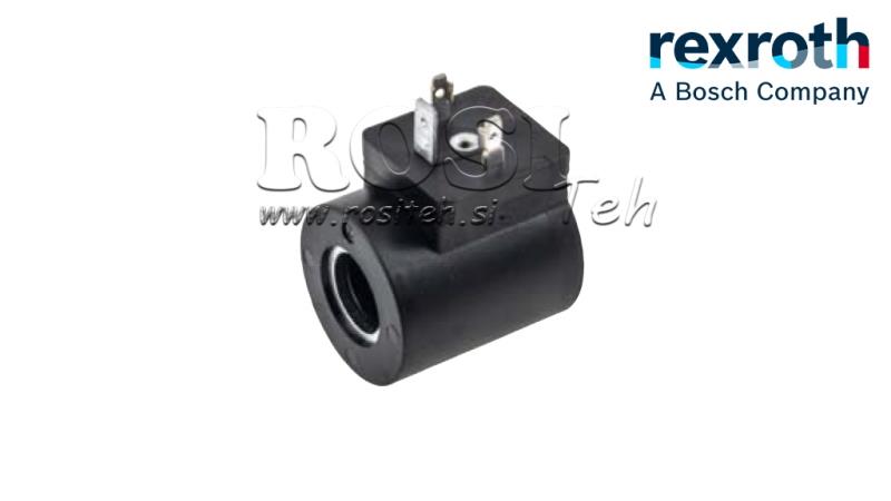 ELEKTROMAGNETICKÁ CÍVKA 24V DC - fi 15.75mm-41mm IP65