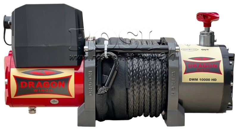 12 V ELEKTRICKÝ VITEL DWM 10000 HD - 4536 KG - Syntetická šňůra