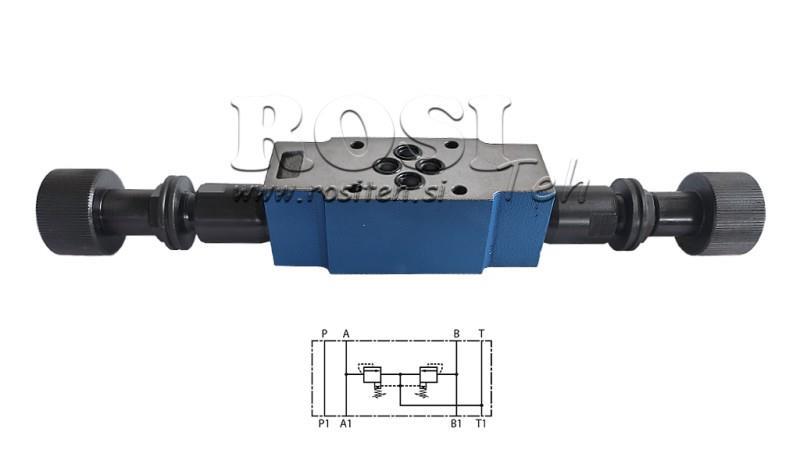 SAFETY VALVE CETOP 3 (AinB) 15-315 BAR
