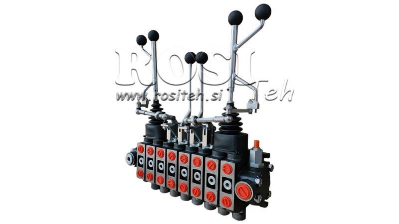 HYDRAULICKÝ VENTIL HIAB 8xPC70 2X EURO JOYSTICK 3 POS