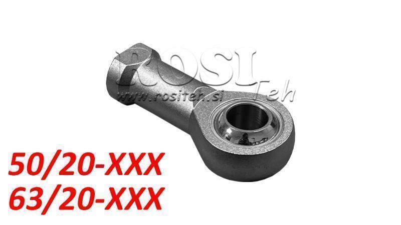 DI UPEVNĚNÍ PRO PNEUMATICKÝ CYLINDR PCAS 50/20 - 63/20 (M16x1.5)