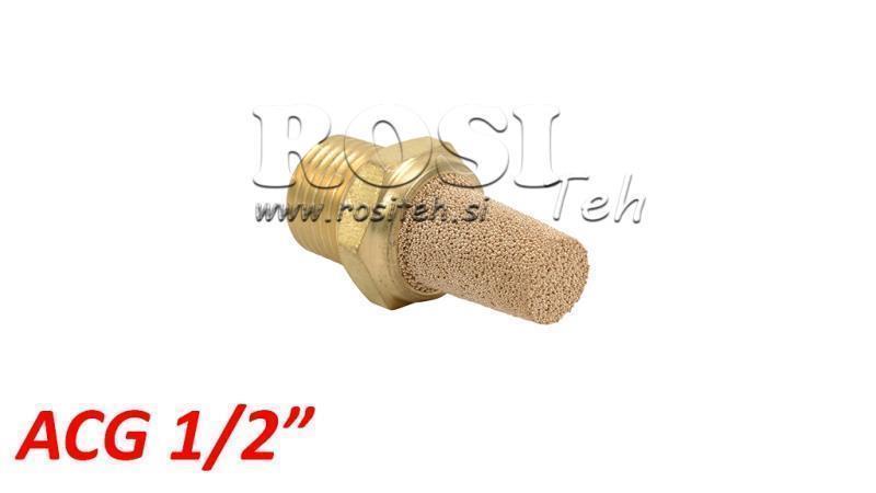 PNEUMATICKÝ HLUŠIČ Z MOSAZE ACG 012 VYSOKÝ