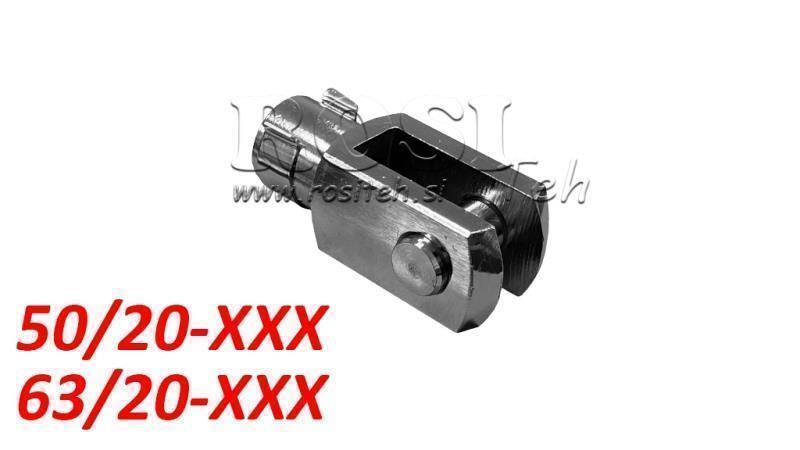 CI MONTÁŽ PRO PNEUMATICKÝ CYLINDR PCAS50/20 - 63/20 (M16x1.5) KLIP