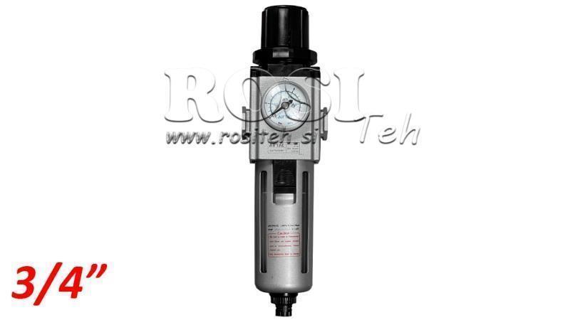 PNEUMATICKÝ FILTR REGULÁTOR 600 G3/4 40µ 0-10b