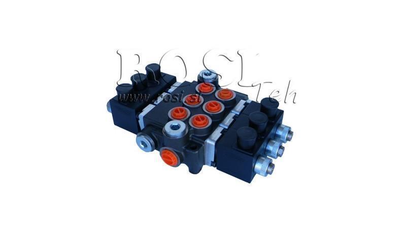 HYDRAULIC VALVE 3xZ80 12V DC