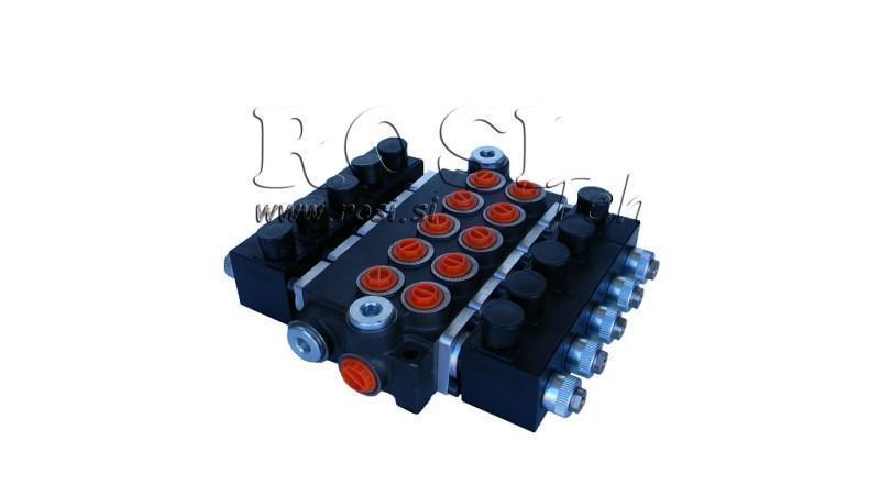 HYDRAULIC VALVE 5xZ50 12V DC