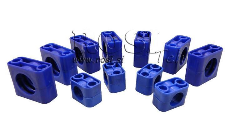 Držák hadice pro hydrauliku eco balení (bez šroubů) 10 ks - FI 25mm