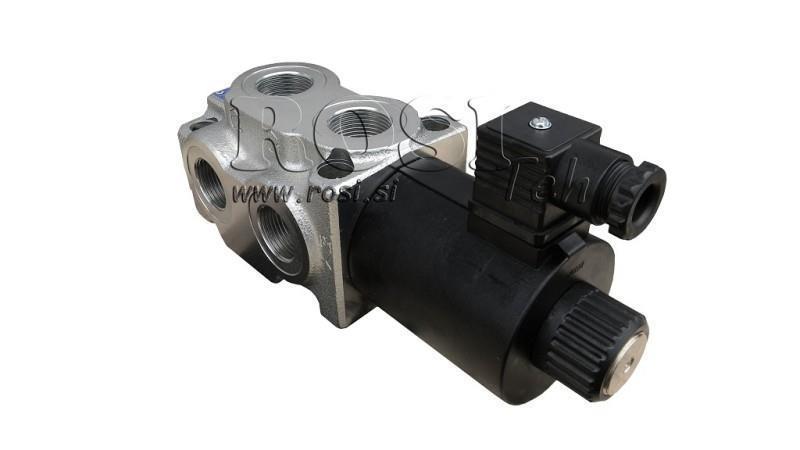 6-way valve 3/4 (6/2) 12V - 140lit