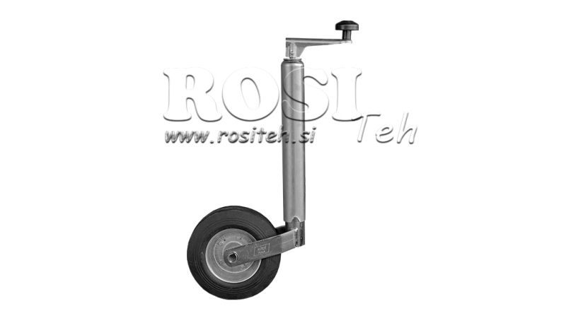 ZÁVITOVÁ PODPĚRNÁ NOHA S KOLÍNKEM PRO PŘÍVĚSY 220MM 150KG