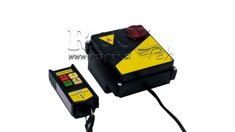 BEZDRÁTOVÝ OVLADAČ PRO ELEKTRICKÝ VÁLEC DWI 250-500 kg