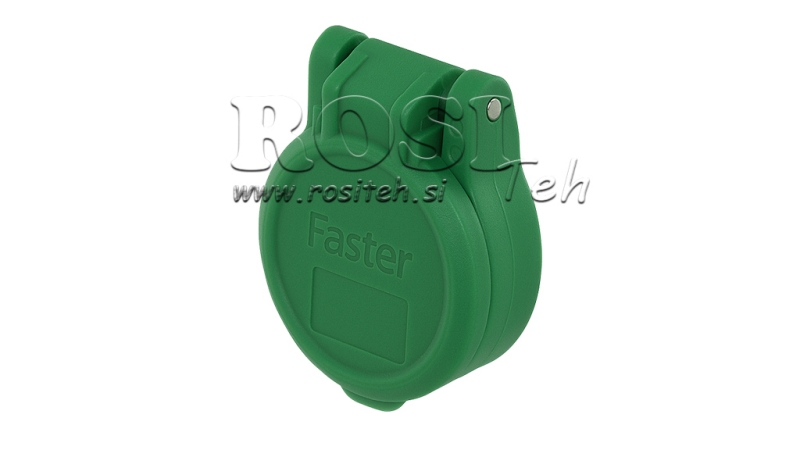 ZELENÝ OCHRANNÝ KRYT PVC ŽENSKÁ RYCHLOUPÍNACÍ KONEKTOR PUSH PULL