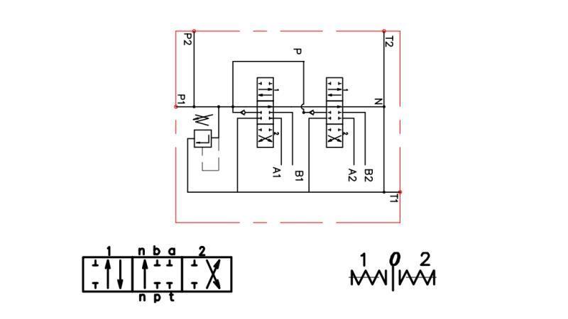 HYDRAULICKÝ VENTIL 2xPC70