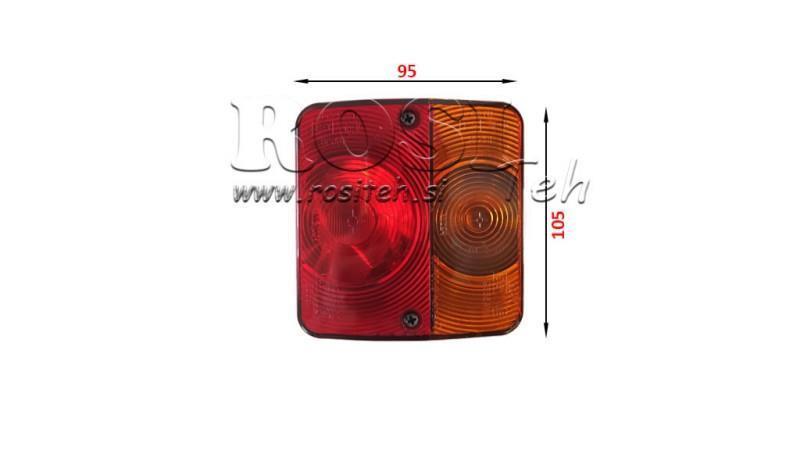 REAR LEFT SQUARE LIGHT 2 POSITION