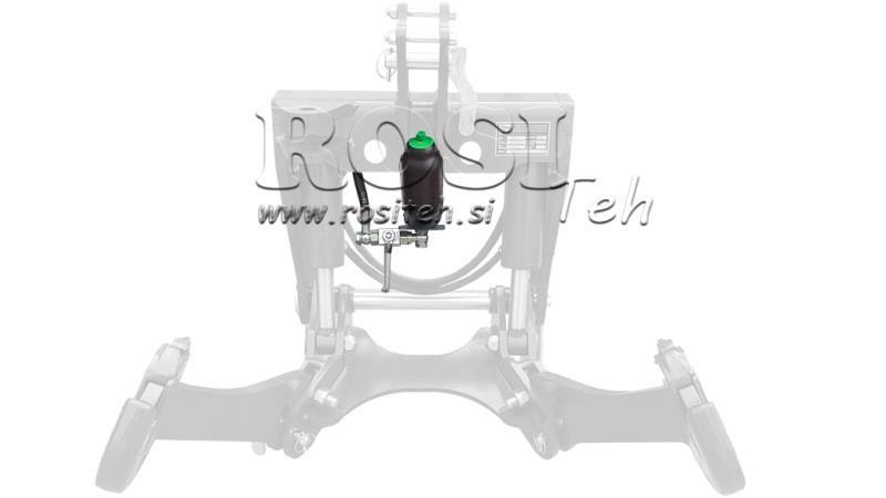 MOUNTING SET FOR HYDRAULIC ACCUMULATOR FOR TRACTOR FRONT HYDRAULICS