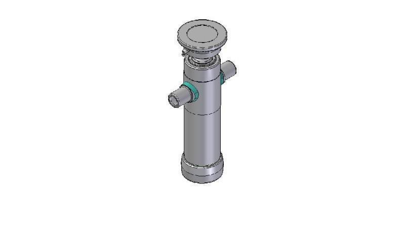 2020S -TELESCOPICKÝ CYLINDR STANDARD / KULIČKA 2 STUPNĚ ZDVIH 455 PRŮMĚR 80