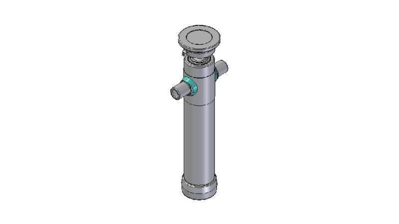 2023S -TELESCOPICKÝ CYLINDR STANDARD/KULIČKA 2 STUPNĚ ZDVIH 695 PRŮMĚR 80