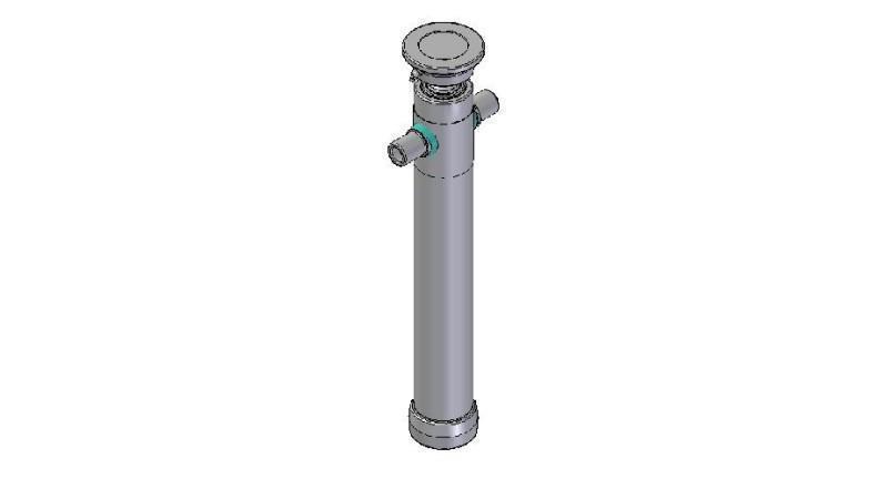 2026S -TELESCOPIC CYLINDER STANDARD/BALL 2 STAGES STROKE 995 DIAMETER 80