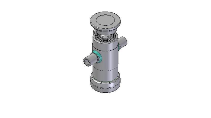 2030S -TELESCOPIC CYLINDER STANDARD/BALL 3 STAGES STROKE 410 DIAMETER 95
