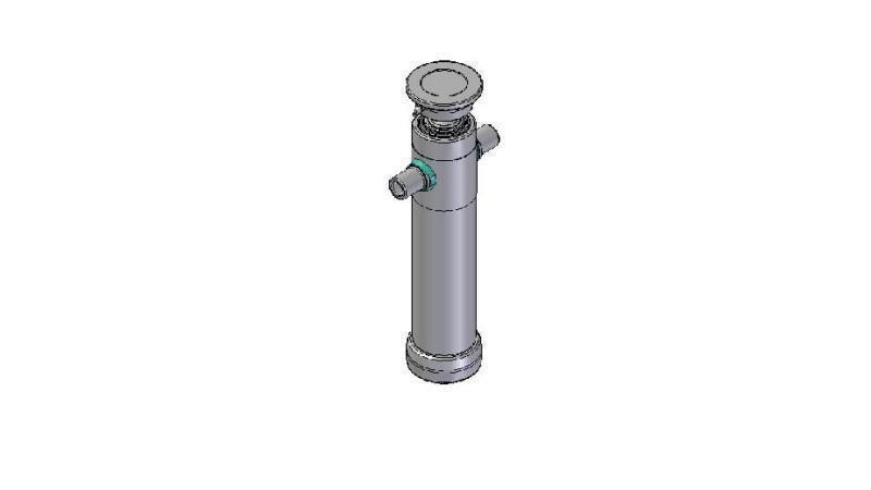 2038S -TELESCOPICKÝ CYLINDR STANDARD/KULIČKA 3 STUPNĚ ZDVIH 1490 PRŮMĚR 95