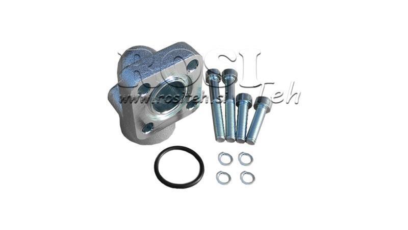 PIPE CONNECTION 1/2 - FLAT FLANGE BOSCH diameter 40