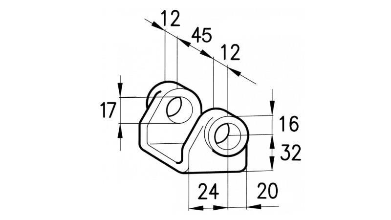 DOUBLE-SIDED HINGE ROMA FLIPPER