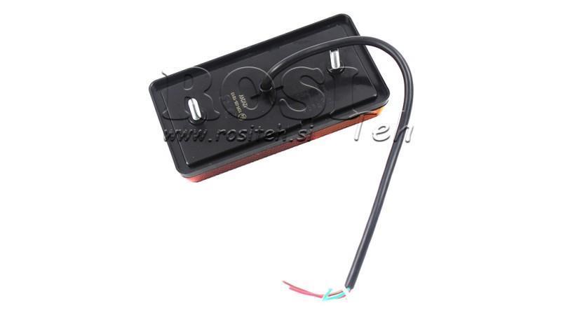 LED ZADNÍ SVĚTLO 3 FUNKCE 12V-24V KOMBINOVANÉ