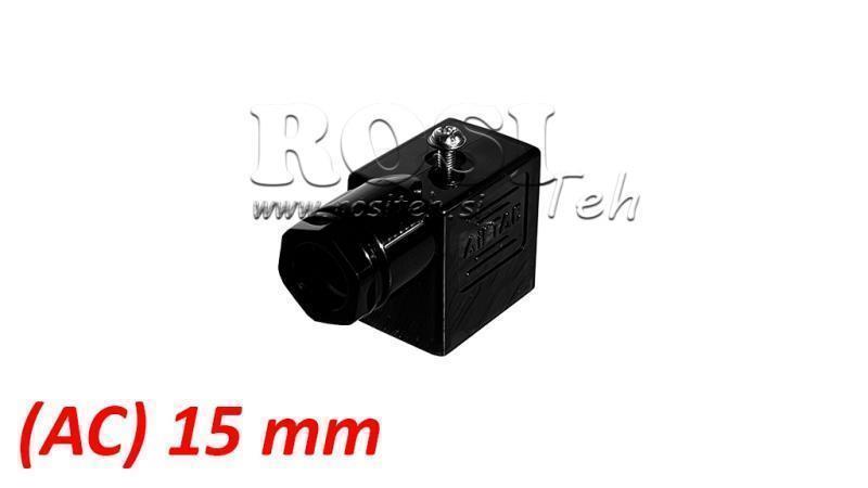 (15) LED ELEKTRICKÝ KONEKTOR AC PRO PNEUMATICKÝ VENTIL