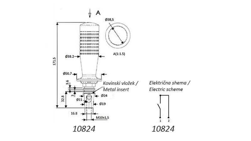 DÁLKOVÉ OVLÁDÁNÍ JOYSTICK - 1 TLAČÍTKO