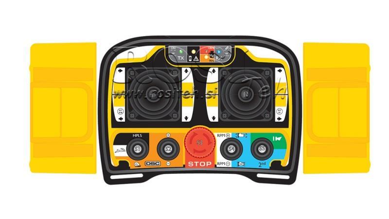 RADIO REMOTE CONTROL -PROPORTIONAL- ZEUS2 B2 10016 Plus